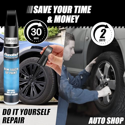 Matte Black Rim Touch Up Paint (Matte Black)