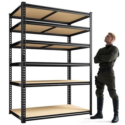 84" H Garage Shelving for Basement (40" W x 16" D x 84" H)