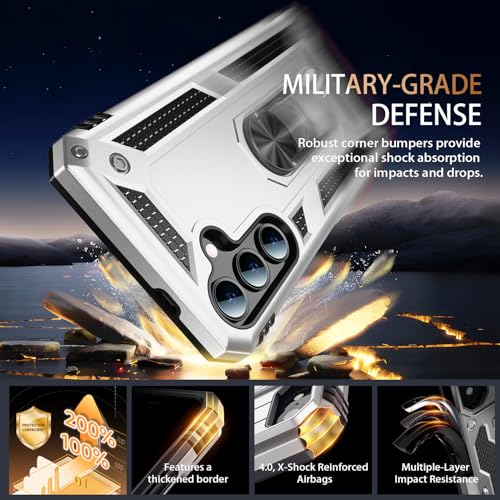 for Galaxy S25 Plus Case (Galaxy S25 Plus (Medium 6.7") / Silver)