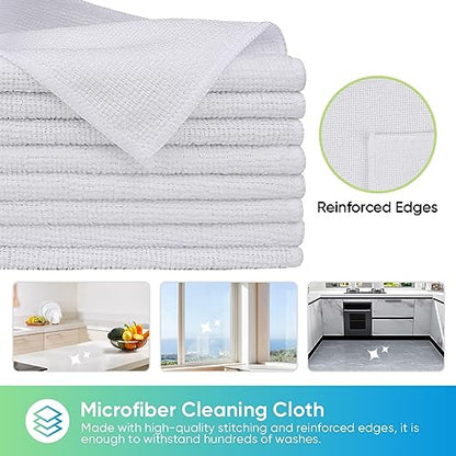 24PK Microfiber Cleaning Cloth (White)