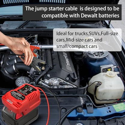 Car Jump Starter Adapter Fit for Milwaukee 18V Battery