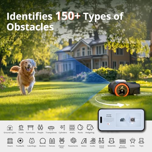 Segway Navimow i110N Robot Lawn Mower Perimeter Wire Free 1 (i110N-US-FBA)
