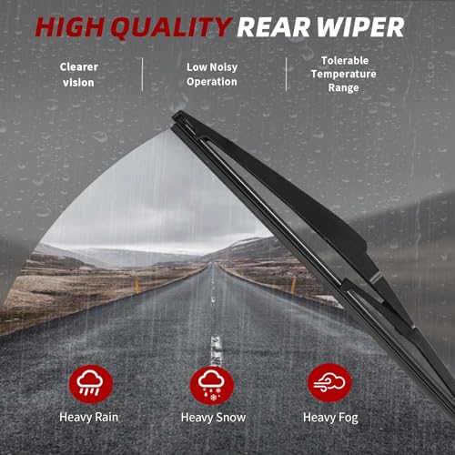 Windshield Wiper Blades Replacement for Hyundai Accent 2012 (26"+16"+11"(Set of 3))