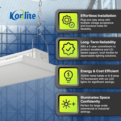 4 FT Linear LED Shop Light (1 PACK - 300W)
