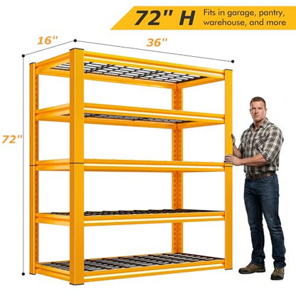 Orange Garage Shelving 3 (Yellow)