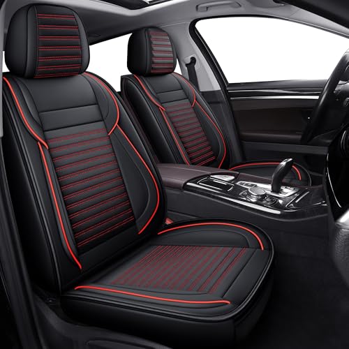 Front Car Seat Covers (Red / Front)