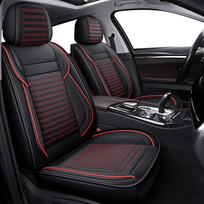 Front Car Seat Covers (Red / Front)