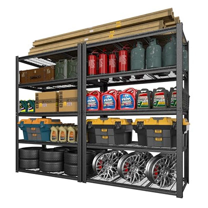 48" W x 24" D x 72" H Metal Storage Shelves (48.43" W x 23.98" D x 72.05" H)