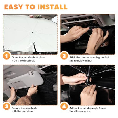 Windshield Sun Shade Umbrella for 【2015 (FOR | F150 15-20)