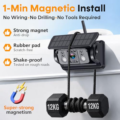 Dual Magnetic Wireless Backup Camera