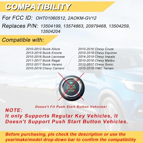 Key Fob Replacement for 2014