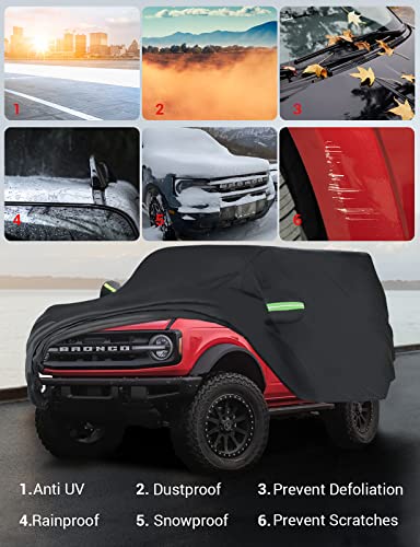 Custom Fit Car Cover for 2021 (Ford Bronco 2 Door)