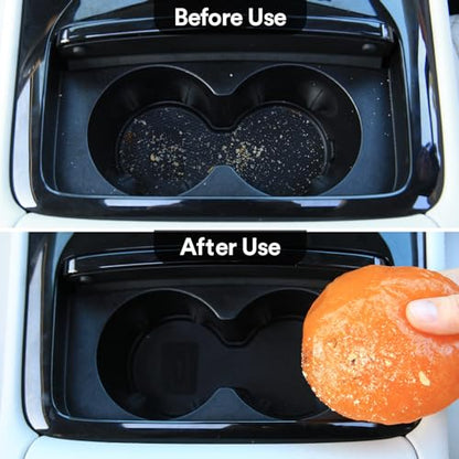 Car Cleaning Gel Putty Car Cleaning Kit Car Interior Cleaner Slime (Orange)