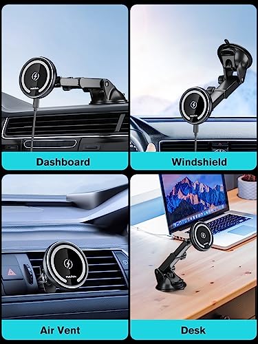 for MagSafe Car Mount Charger (Black)