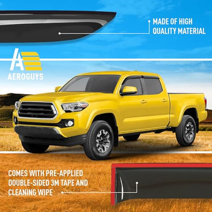 Extra Durable Window Deflectors Tape (For Toyota Tacoma 16-23)