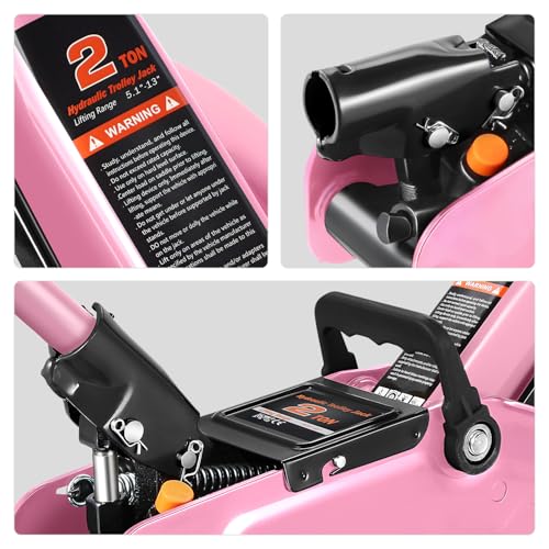 Low Profile Hydraulic Trolley Service (Pink / 2 ton)