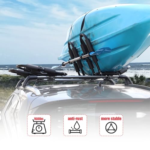 Premium Kayak Roof Rack (Folding - 2 Pair)