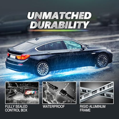 Aura Pro RGB Aluminum Car Underglow Kit with App & Remote Control (1. Car / RGB)