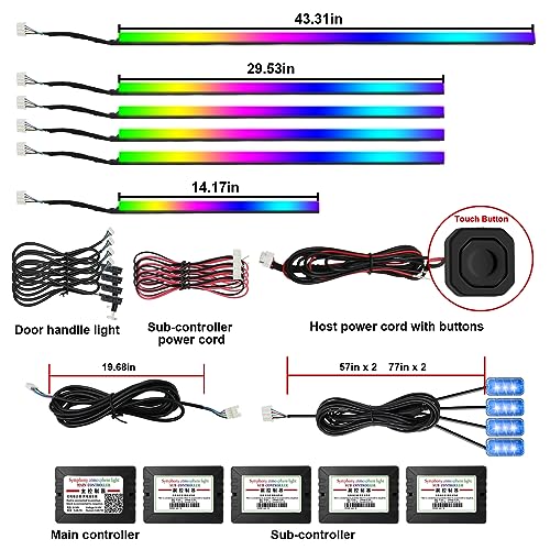 Dreamcolor Acrylic Interior Car Lights (dreamcolor 14 in 1)