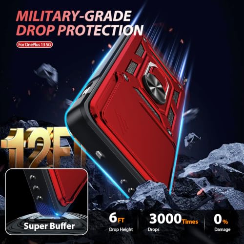 for OnePlus 13 5G Case (OnePlus 13 5G（6.82"） / Red)