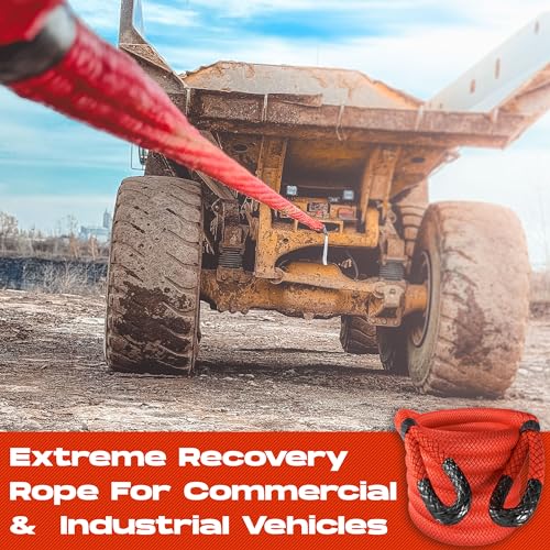 Gear Kinetic Recovery Ropes (2"x30' / Firecracker Red)