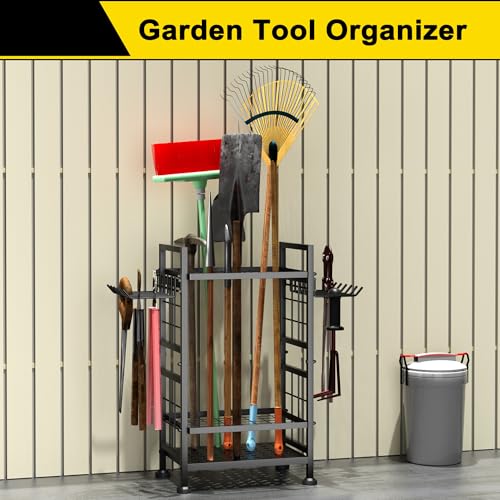 3 Tier Garden Tool Organizer (17 x 12.8 x 30.3 / Black)