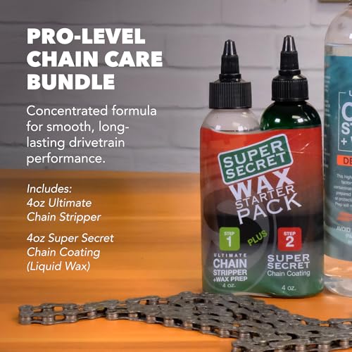 Chain Bike Chain Cleaner and Liquid Wax Bundle