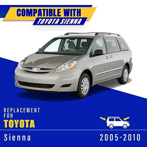 3 Wipers Fits Toyota Sienna 2005 (26"/19"/16")