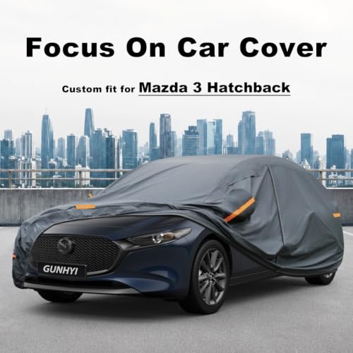Premium Car Cover Custom Fit Mazda 3 Hatchback (17 Mazda / 17.02 Mazda 3 Hatchback)