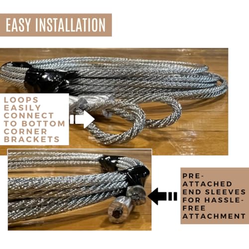 Garage Door Cables for 7 Ft Door