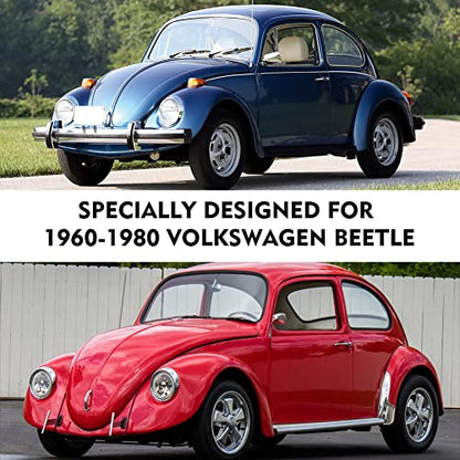 Waterproof Car Cover for VW Beetle Sedan 2 (1960-1980 Volkswagen-Black)