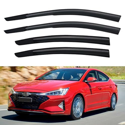 Window Visors Rain Guards for 2017 2018 2019 2020 Hyundai Elantra (2017-2020 Hyundai Elantra)