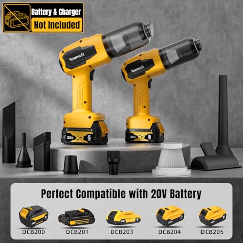 Car Handheld Vacuum Cordless Compatible with DE