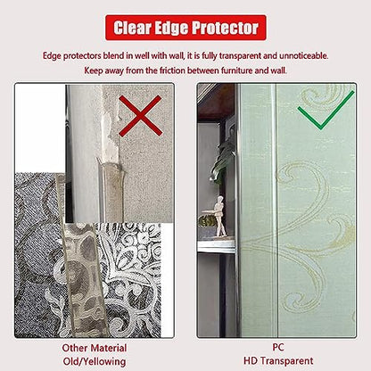 Self Adhesive Clear Wall Corner Protector (Clear / 47 1/4" X 1 3/16")