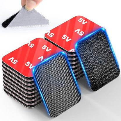 16Sets Heavy Duty Hook and Loop Strips (1.57x1.97 Inch（16 Sets）)