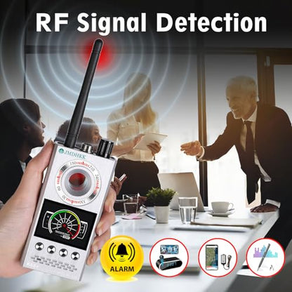 Hidden Camera Detector & Bug Detector (Silver)