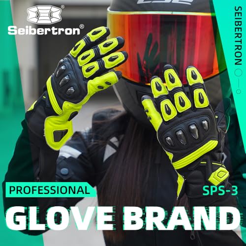 SPS 3 Motorcycle Gloves (Yellow SPS-3 / XL Youth)