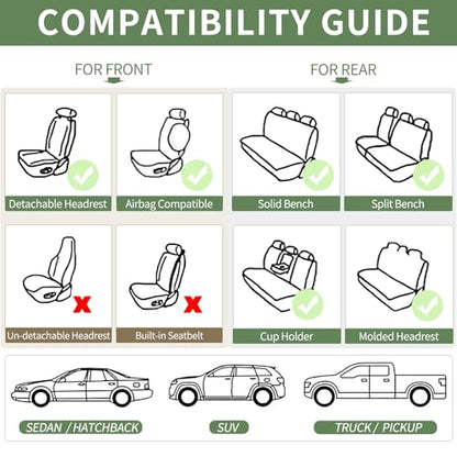 Car Seat Covers (Full Set / Black)