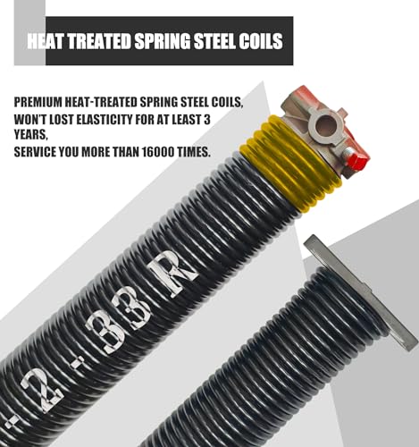 Garage Door Torsion Spring Set (.250x2x33")