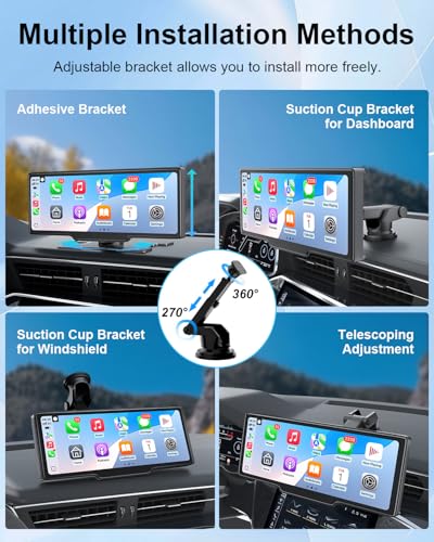 HK5 Carplay Screen for Car (Dual-mount with backup camera)
