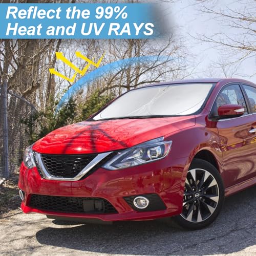 Windshield Sunshade for Nissan Sentra 2013 2014 (Fit Sentra 14-19)
