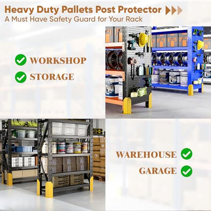 12" Pallet Rack Post Protectors (12 Inch)