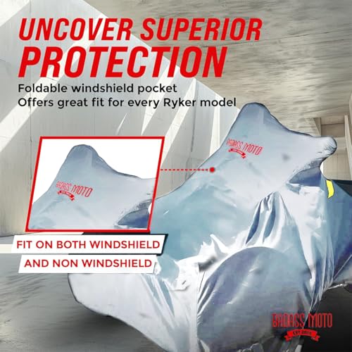 Waterproof for Can (Light Gray / [RYKER] 95"L x 61"W x 41"H)