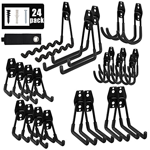 24PCS Garage Hooks (24PCS BL)