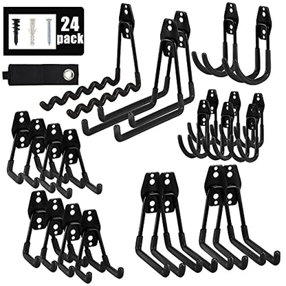 24PCS Garage Hooks (24PCS BL)