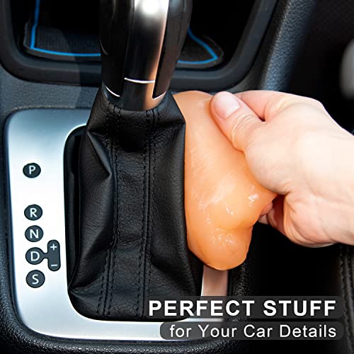 2Pack New Cleaning Gel Detail Putty Car Gel Auto Detailing Tools Car Interior Cleaner Car Cleaning Slime Car Assecories Keyboard Cleaner Orange (Orange 2 Pack)