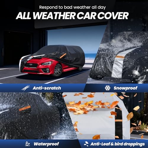 Multi Layer Car Cover Custom Fit for Subaru Impreza hatchback (Custom fit Subaru Impreza hatchback / Minivan car cover)