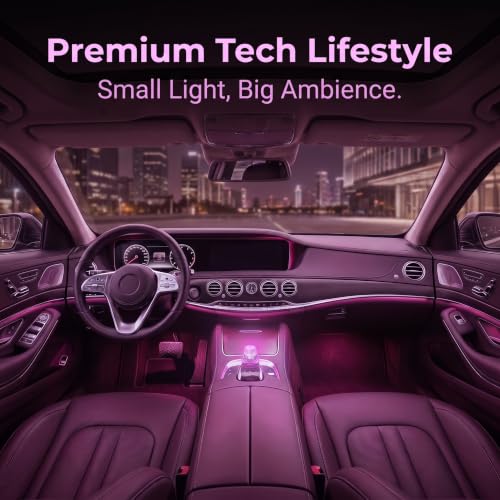 USB Car Interior Lights (Pink)