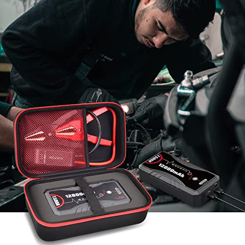 Carrying Case for NEXPOW Car Jump Starter (Black-Red)