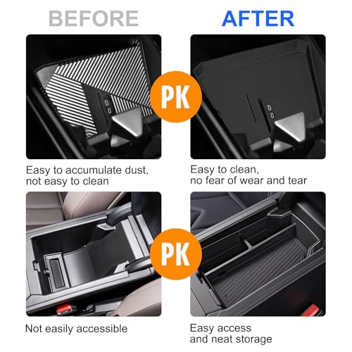 Center Console Organizer & Wireless Charging Protective Mat for BMW X3 2PCS (for BMW X3 2PCS)